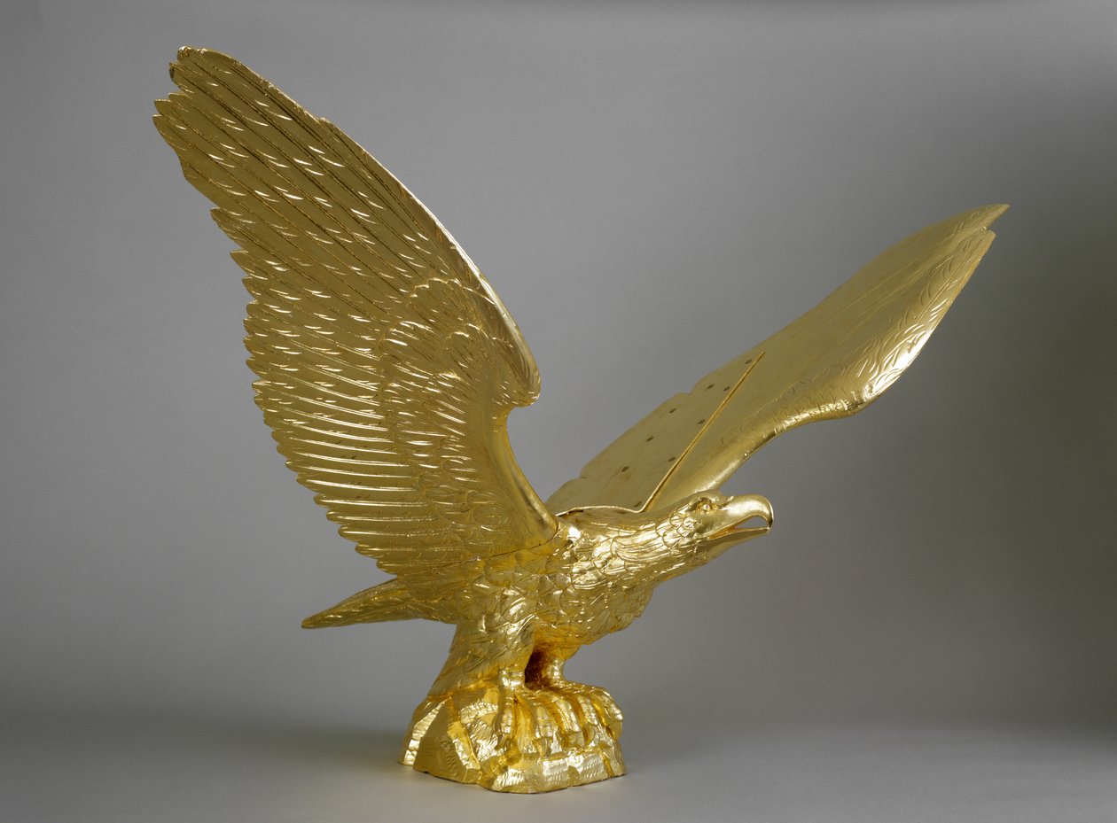 Orzeł, prawdopodobnie z Nowej Anglii, 1850-90 (drewno malowane) autorstwa American School