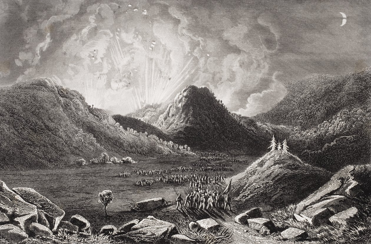 Ewakuacja Cumberland Gap, Tennessee, wrzesień 1862 autorstwa American School