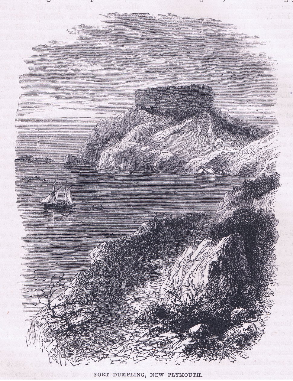 Fort Dumpling, New Plymouth 1665, ilustracja z pubu Cassells History of the United States. autorstwa Pettera i Galpina c.1890 autorstwa American School