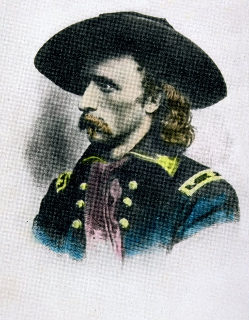 George Armstrong Custer (późniejsze zabarwienie) autorstwa American School