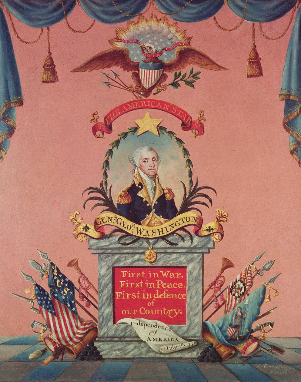 Pochwała Jerzego Waszyngtona autorstwa American School