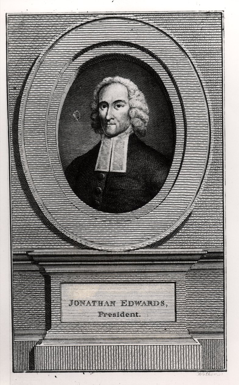 Jonathan Edwards (1703-58) autorstwa American School