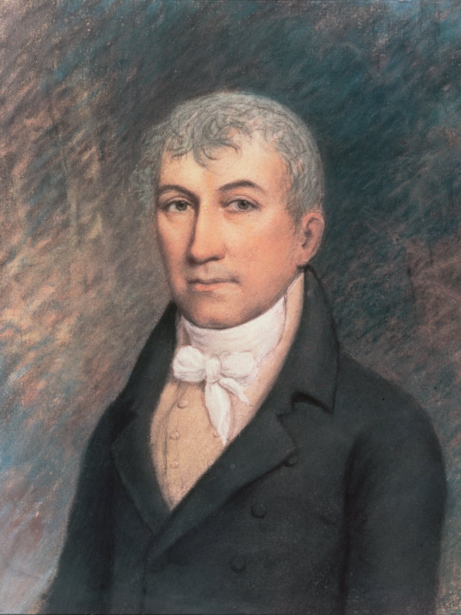 Portret Jamesa Monroe (1758-1831) (pastel na papierze) autorstwa American School