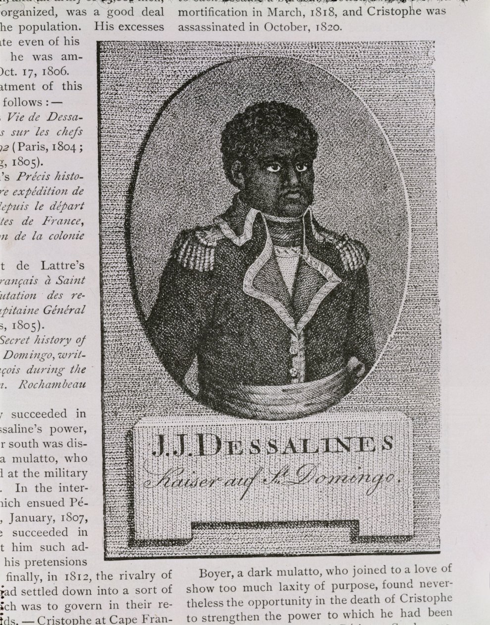 Portret Jean-Jacques Dessalines (ok. 1758-1806) autorstwa American School