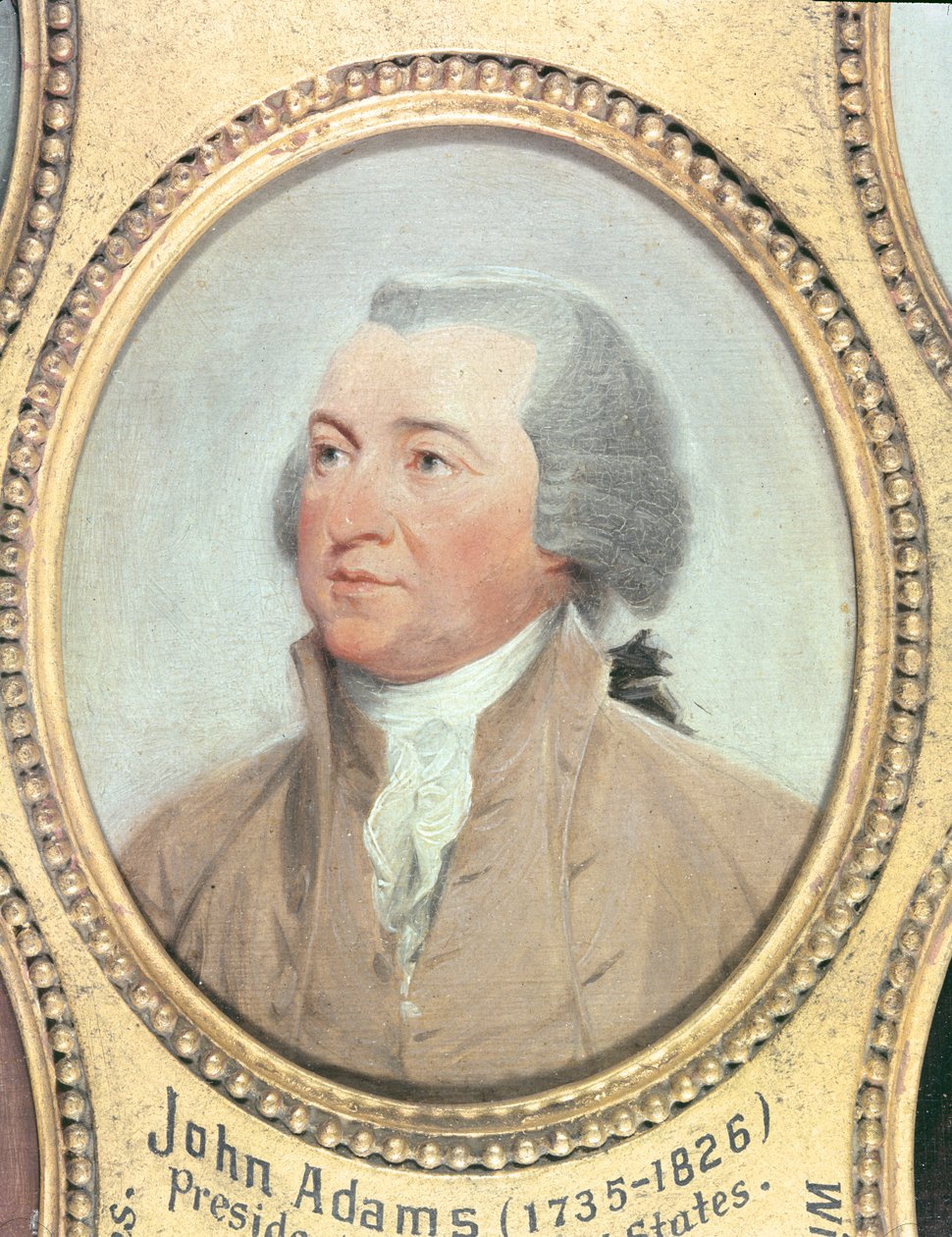 Portret Johna Adamsa (1735-1826) autorstwa American School