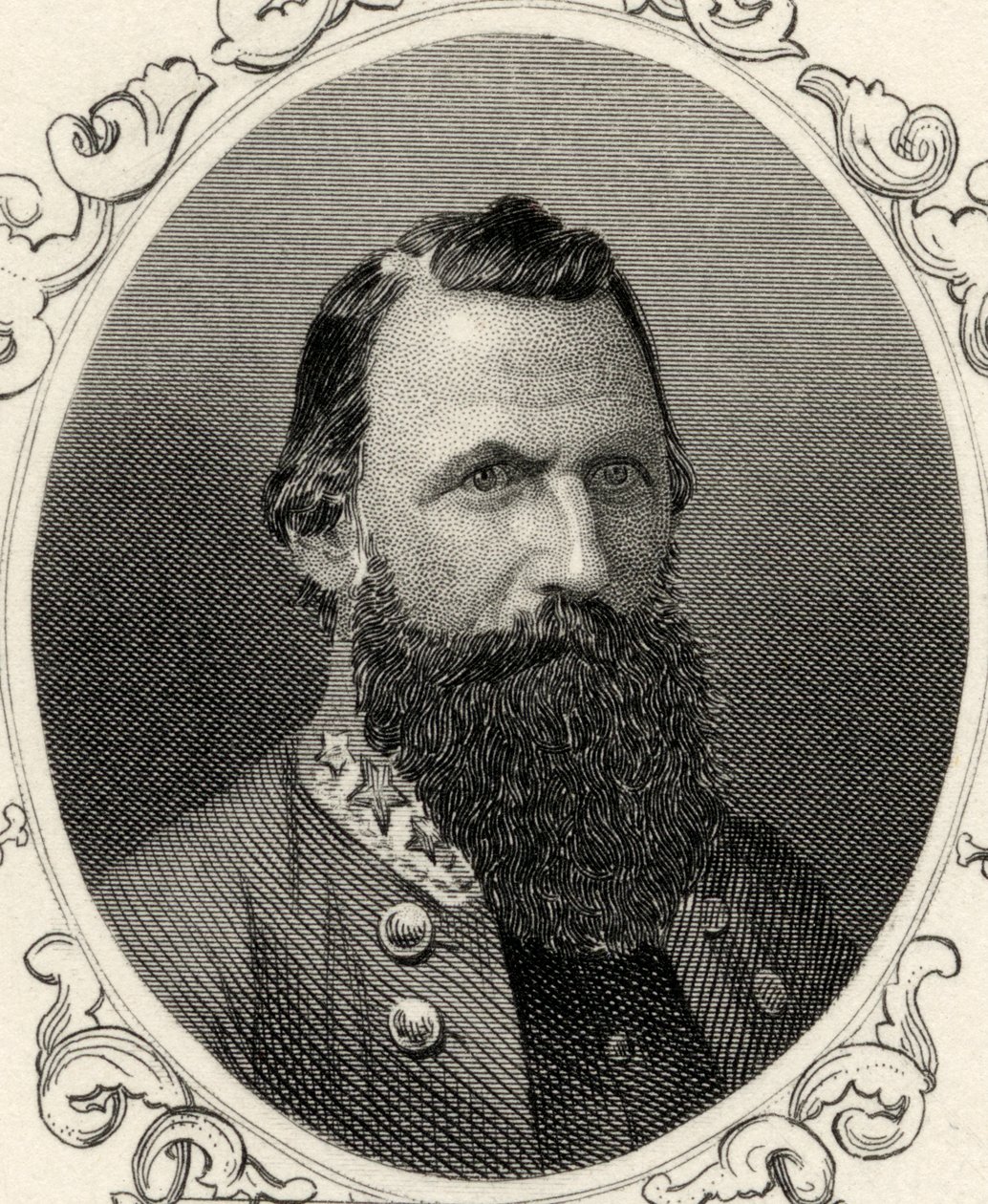 Portret generała dywizji J.E.B. Stuart (1833-64) autorstwa American School