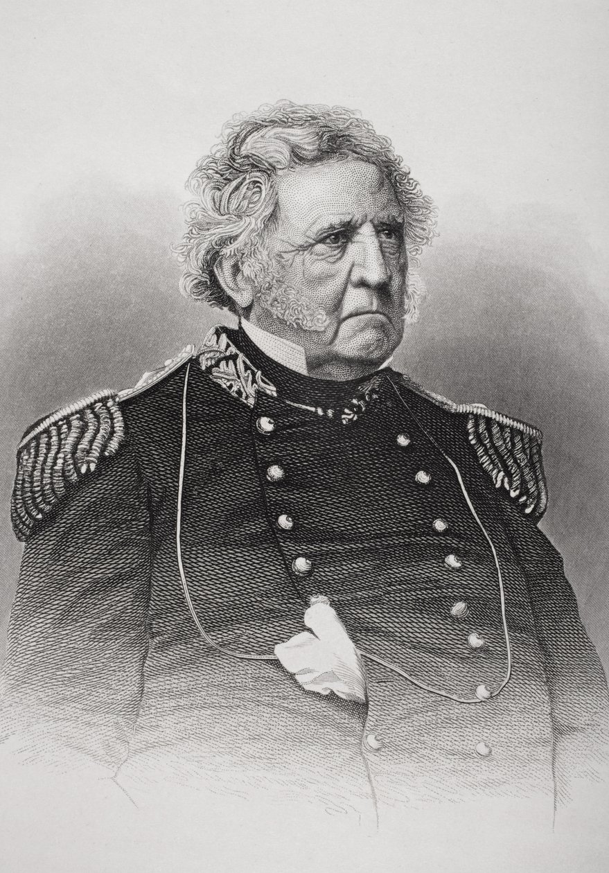 Portret Winfielda Scotta (1786-1866) autorstwa American School