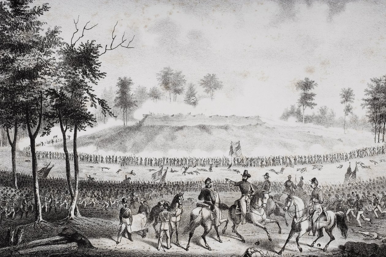 Farma bitwy pod Chapins, Wirginia 1864 r autorstwa American School