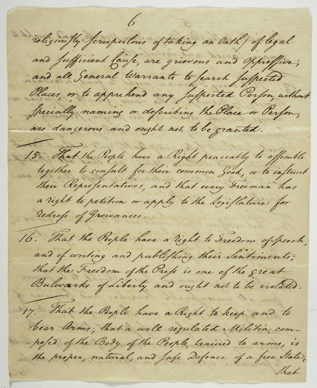 Karta Praw, kopia podpisana w Federal Hall, 1789 (tusz na papierze) autorstwa American School