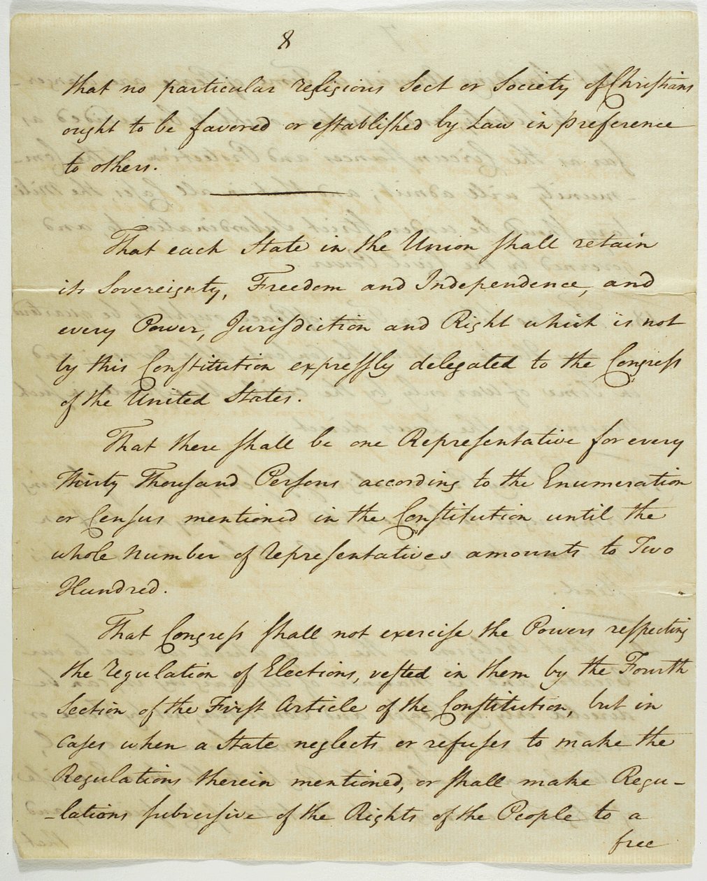 Karta Praw, kopia podpisana w Federal Hall, 1789 (tusz na papierze) autorstwa American School
