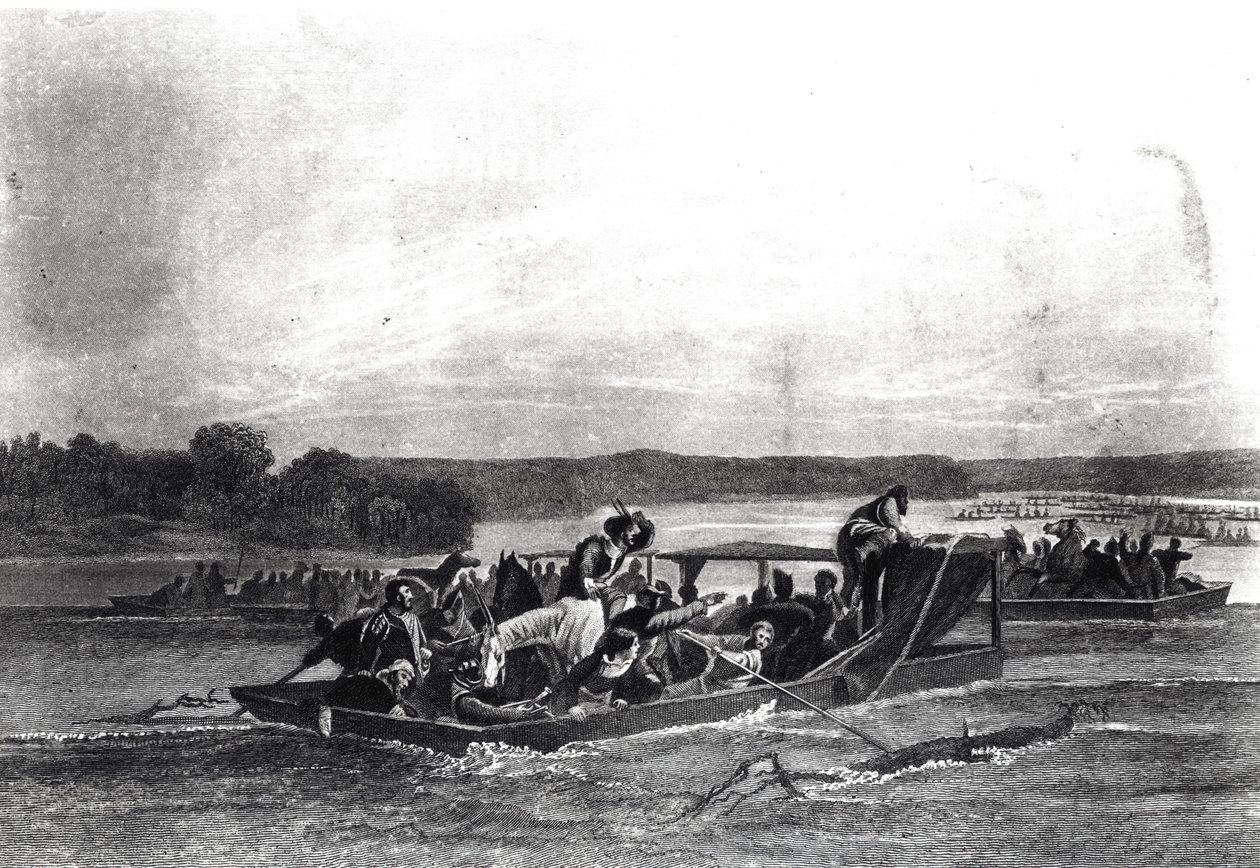 Odkrycie Missisipi przez de Soto, 21 maja 1541 autorstwa American School