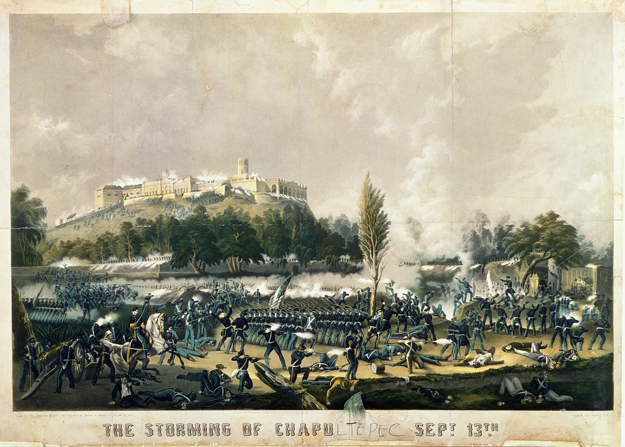 Szturm na Chapultepec, 13 września 1847 r. autorstwa American School