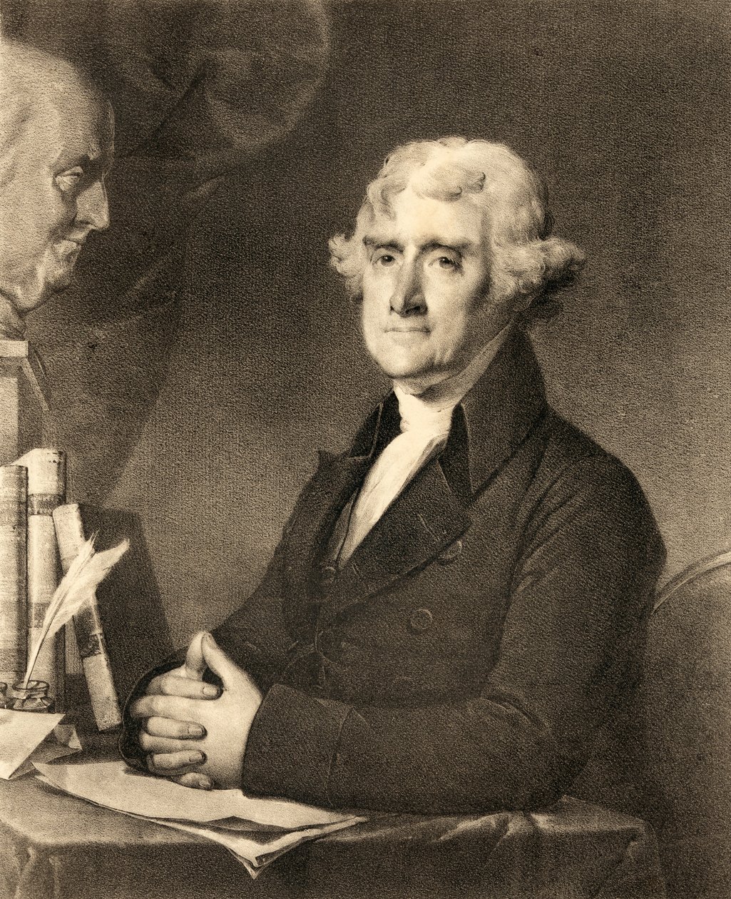 Thomas Jefferson, z XIX-wiecznego ryciny autorstwa American School