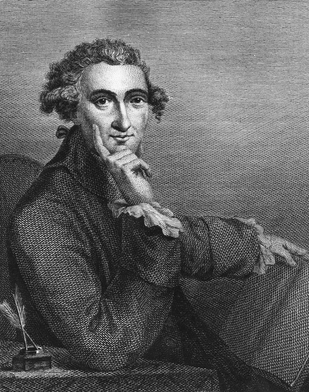 Thomas Paine, grawerowane przez Williama Angusa, 1791 autorstwa American School