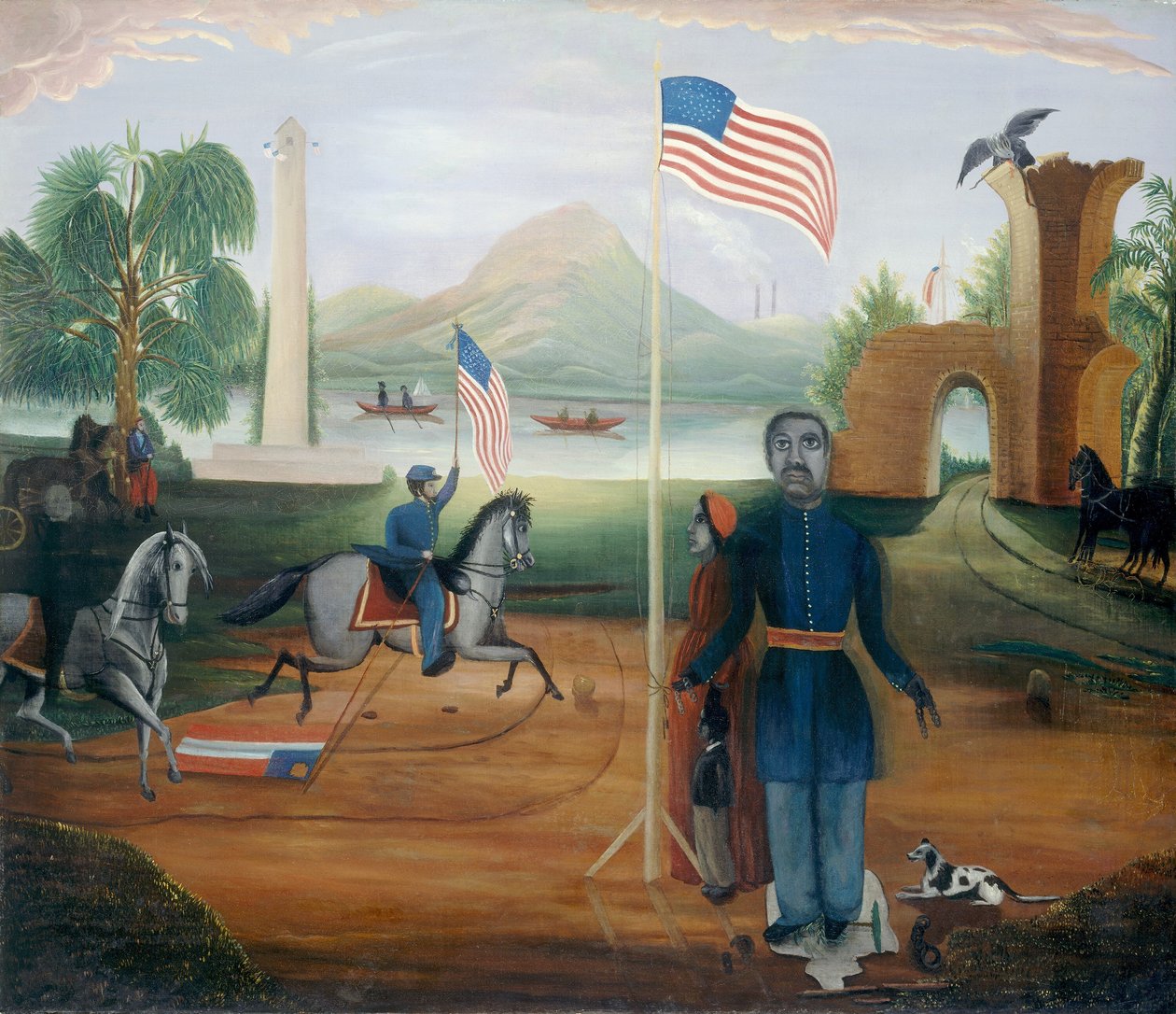 Alegoria Wolności autorstwa American 19th Century
