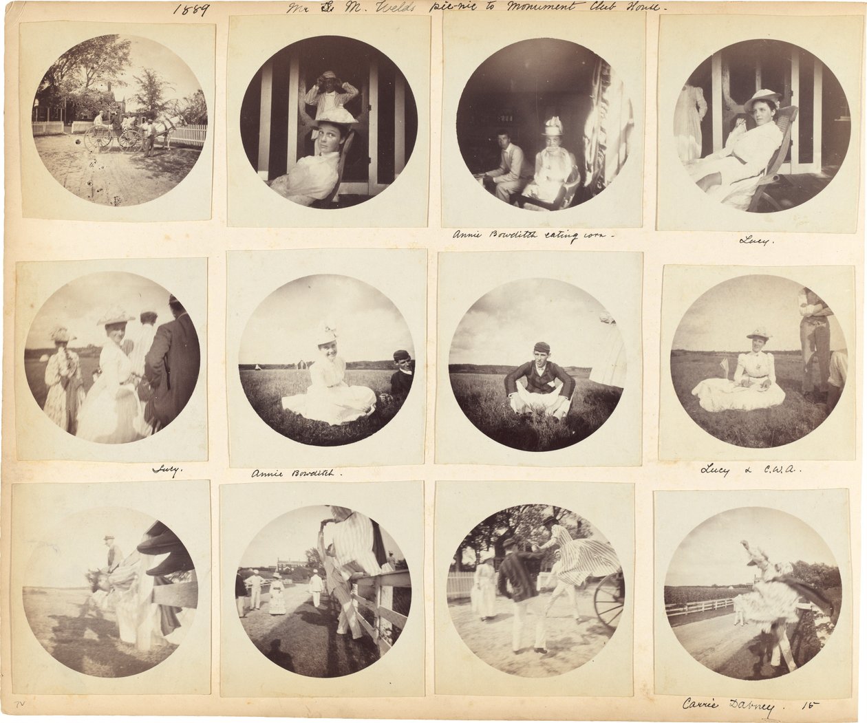 Album rodzinny Charlesa Waltera Amory autorstwa American 19th Century