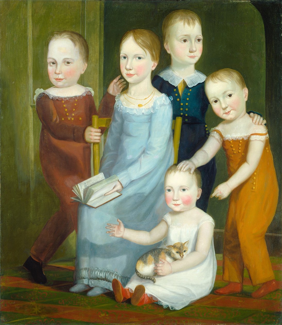 Pięć dzieci rodziny Budd autorstwa American 19th Century