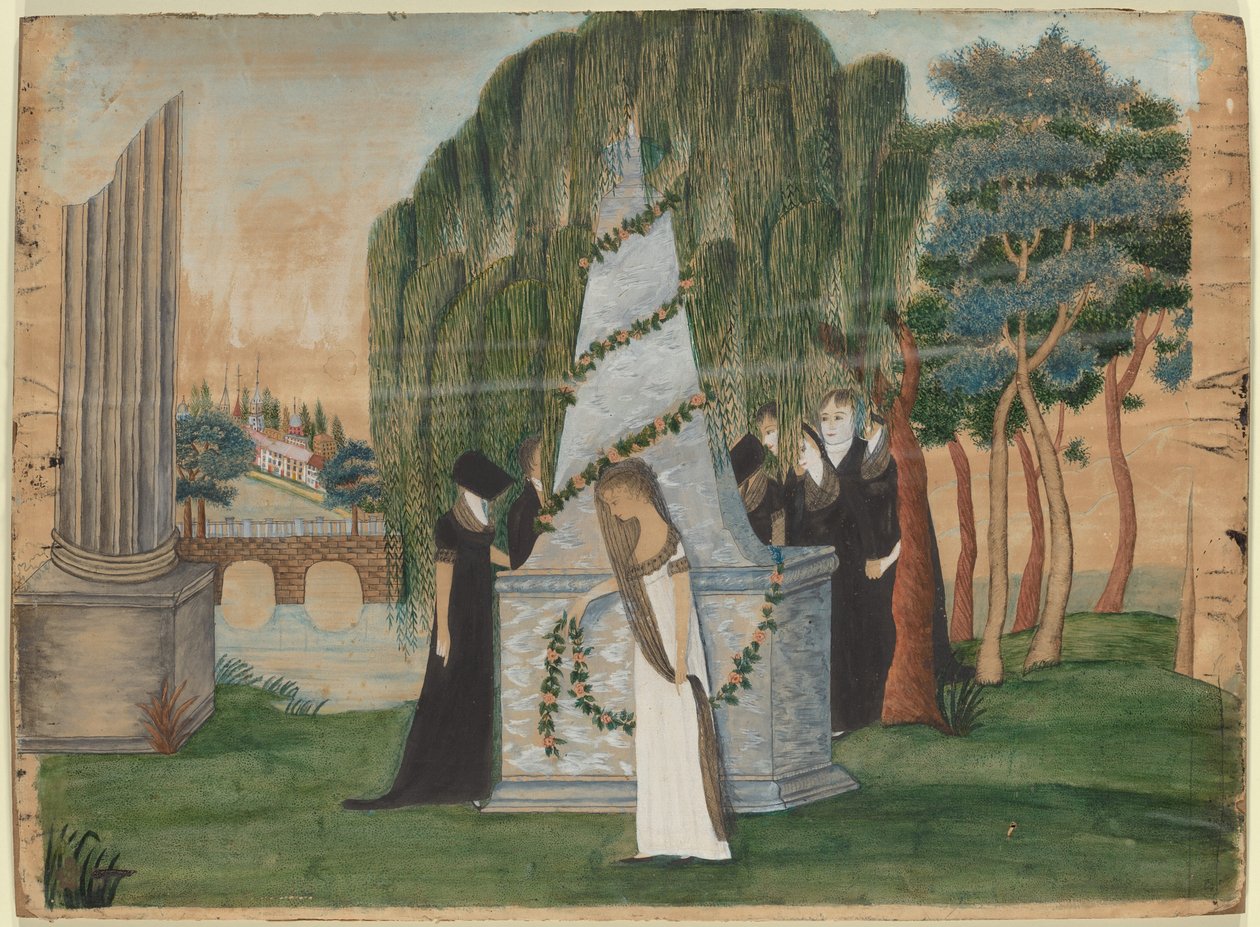 In Memoriam - kolumna po lewej autorstwa American 19th Century