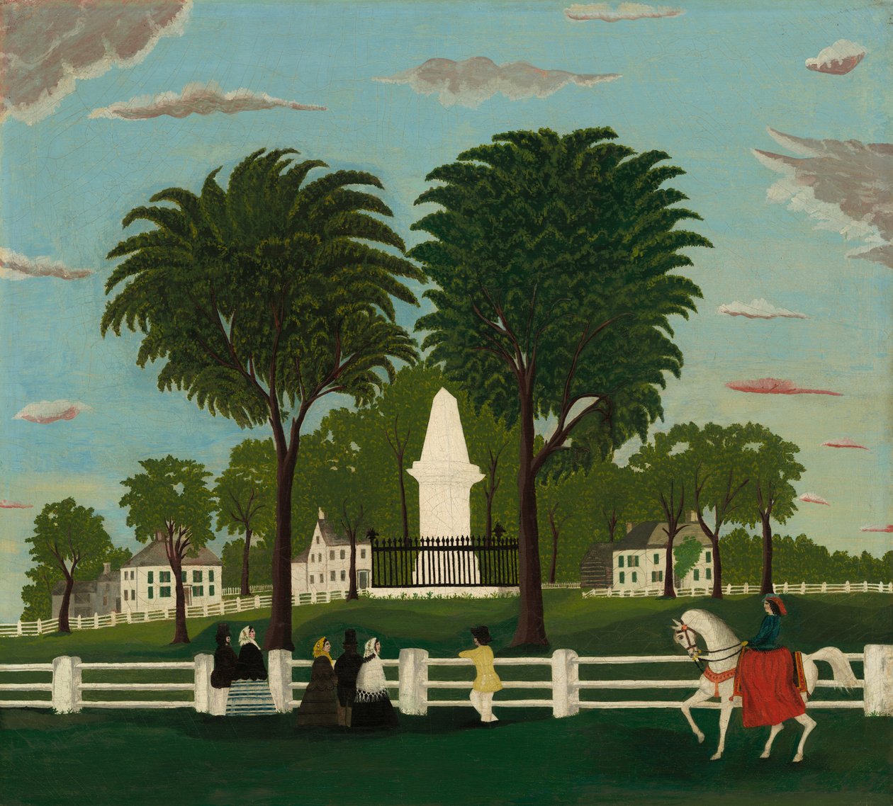 Pomnik bitwy o Lexington autorstwa American 19th Century