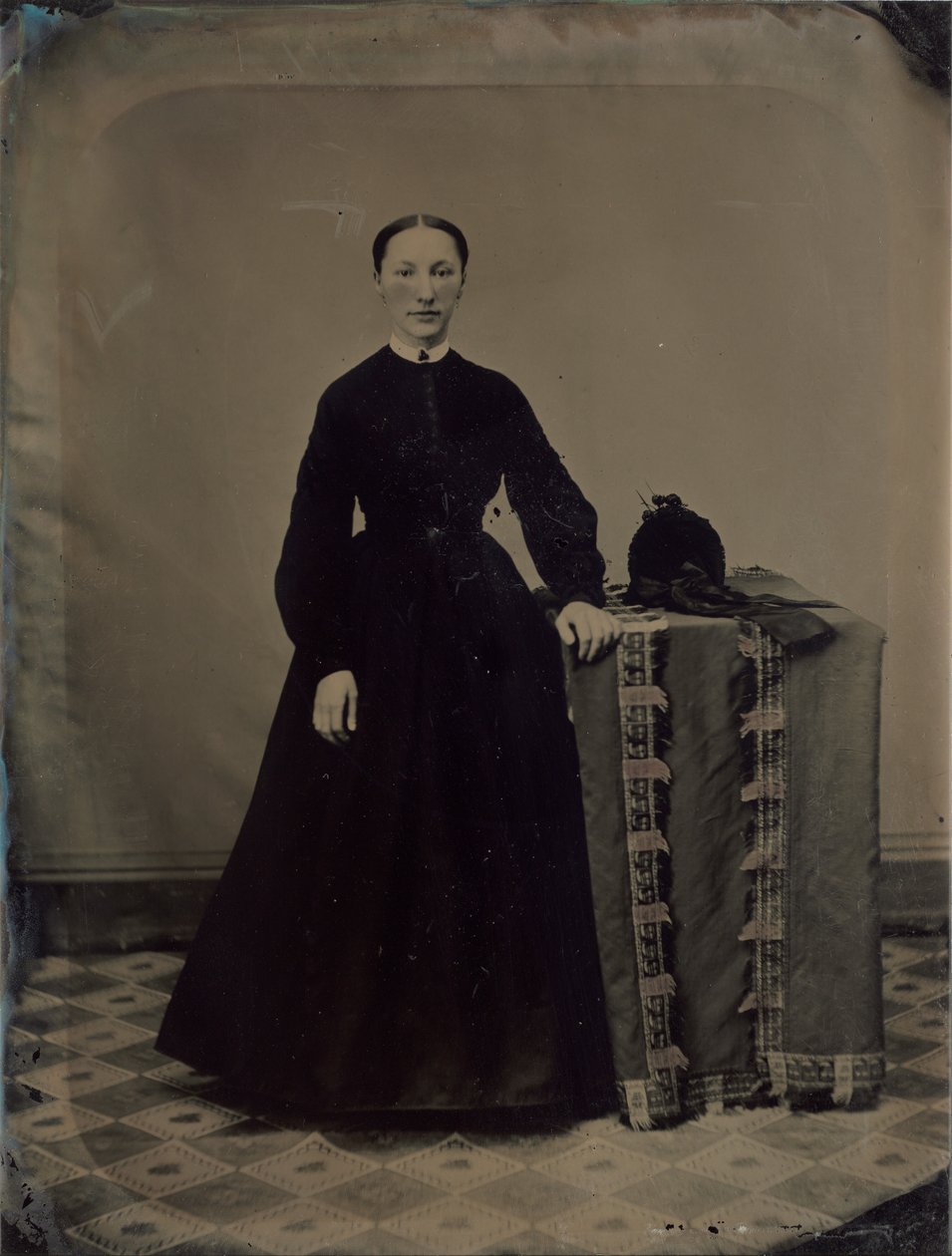Portret wdowy po wojnie secesyjnej autorstwa American 19th Century