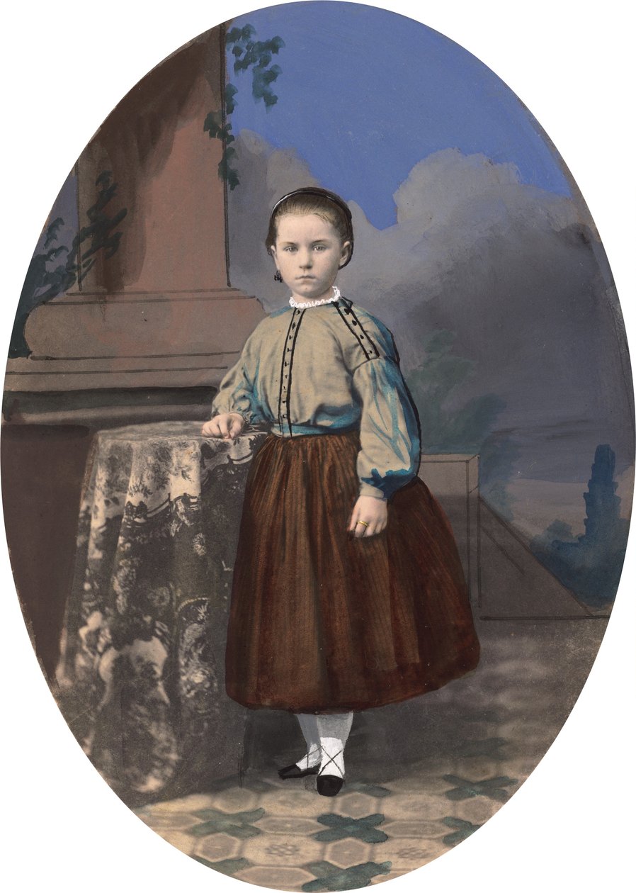 Portret dziewczyny autorstwa American 19th Century
