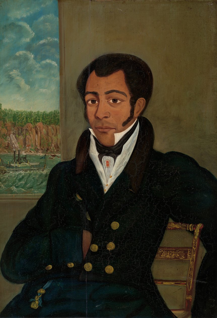 Portret stewarda statku autorstwa American 19th Century