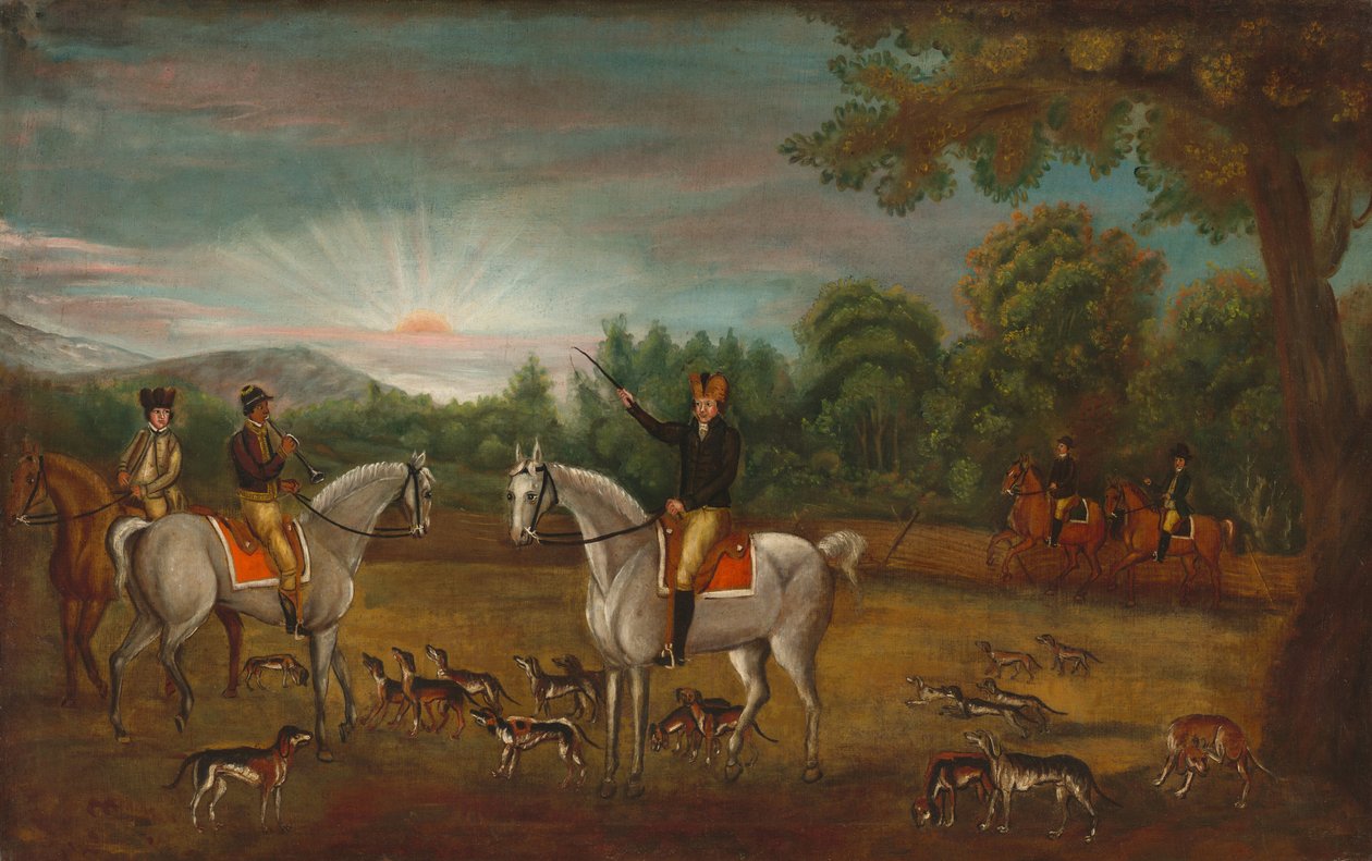 Początek polowania autorstwa American 19th Century