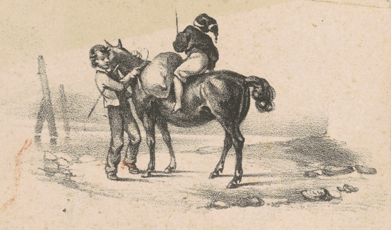 Młodzież i Koń autorstwa American 19th Century