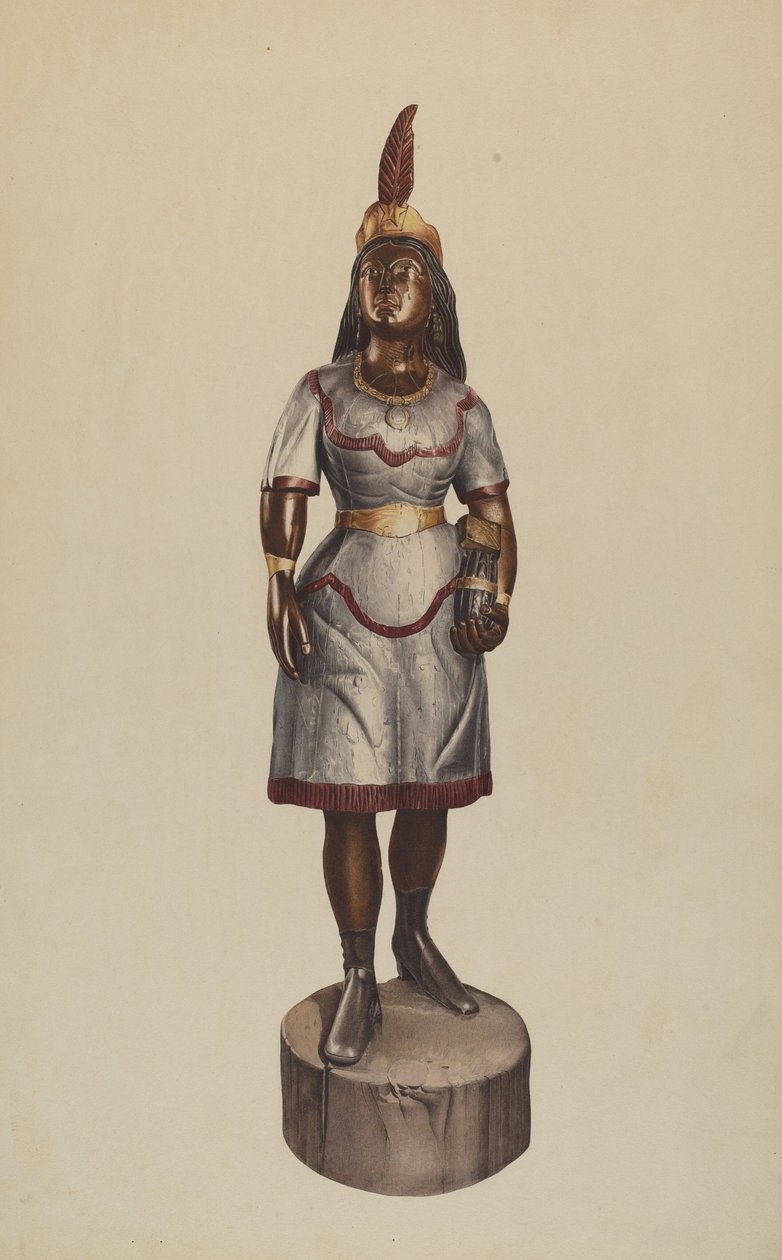 Sklep z cygarami Pocahontas autorstwa American 20th Century