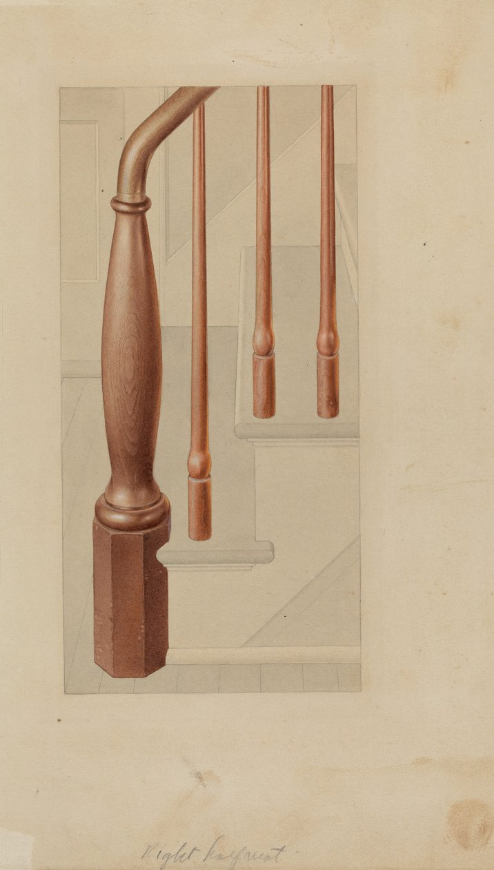 Newel Post autorstwa American 20th Century
