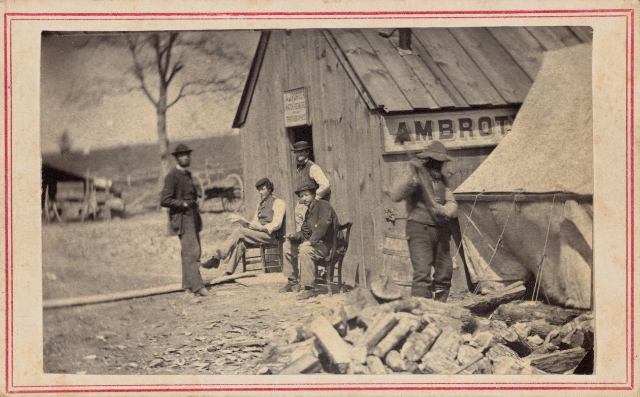 A.J. Porter Ambrotype Studio, lata sześćdziesiąte XIX wieku (zdjęcie) autorstwa American Photographer