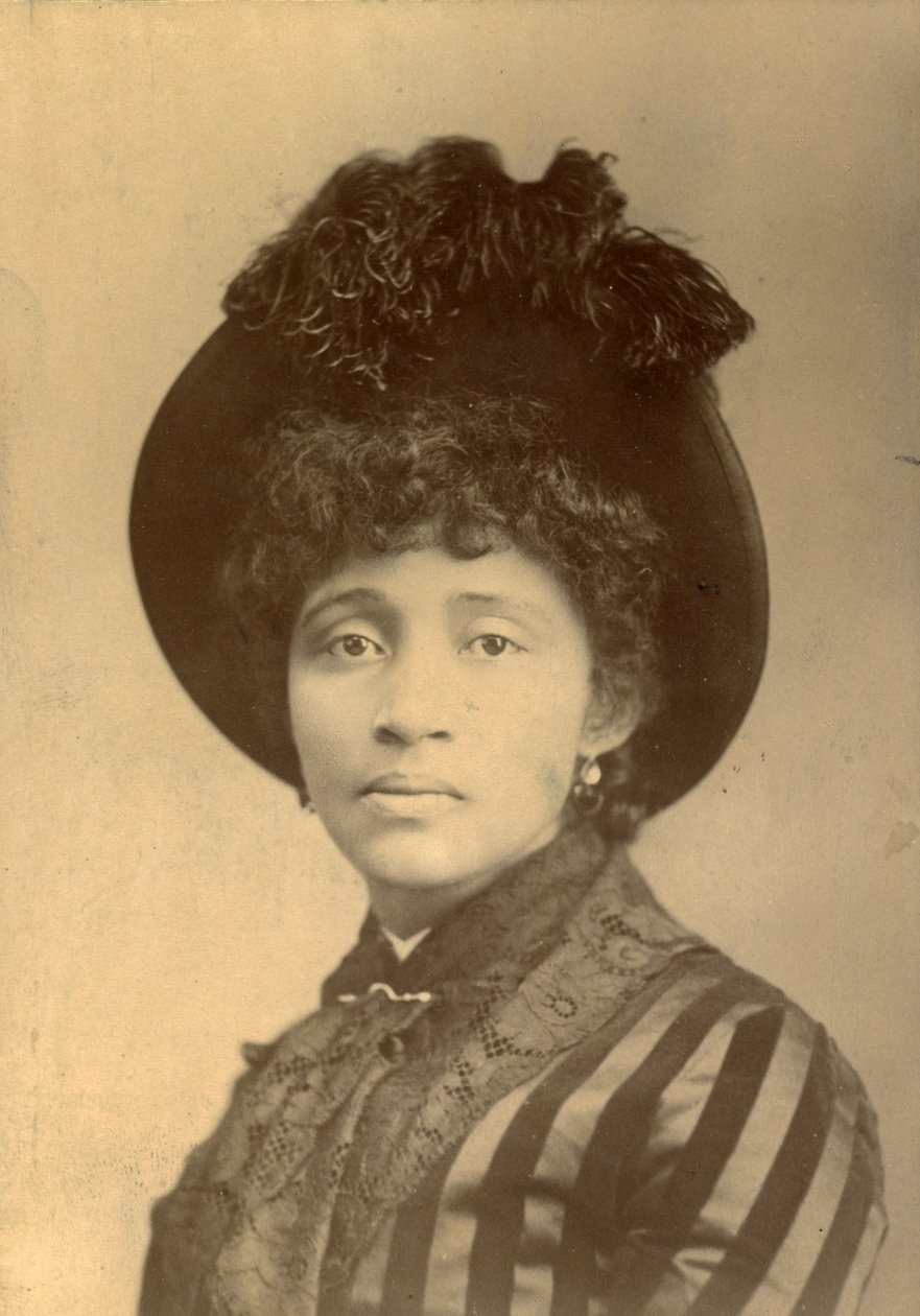 Afroamerykańska organizatorka pracy Lucy Parsons autorstwa American Photographer