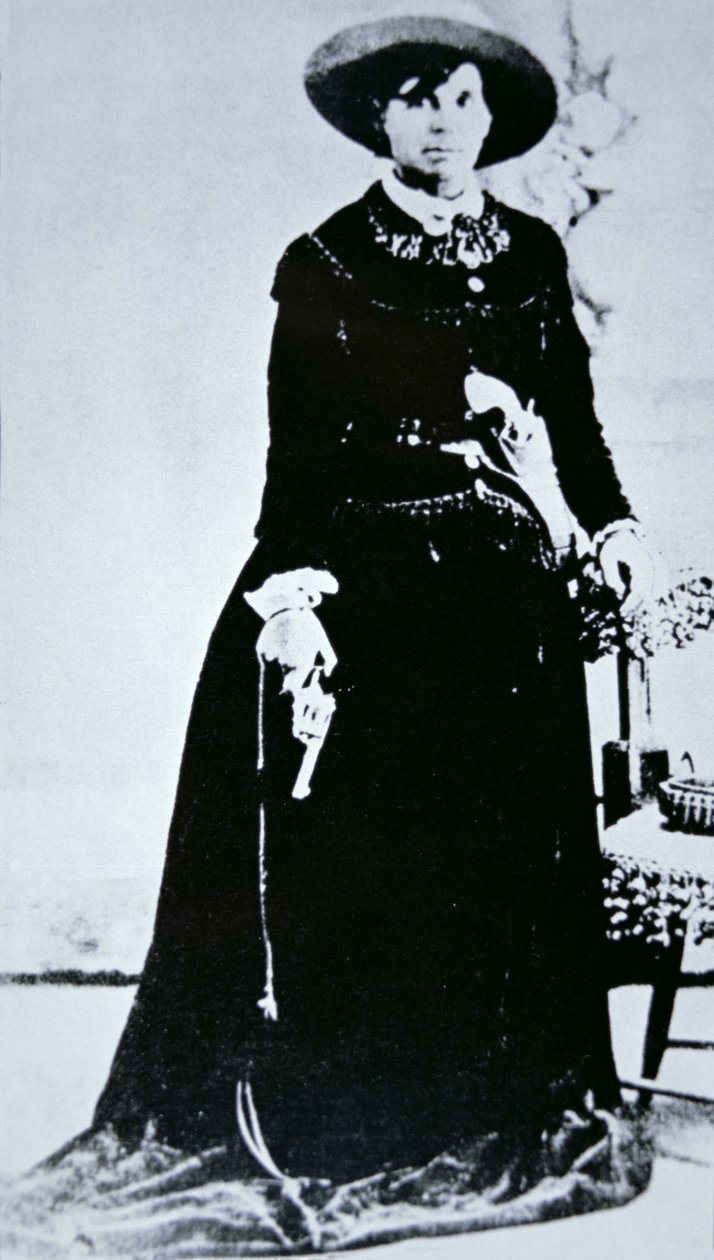 Belle Starr (zdjęcie czarno-białe) autorstwa American Photographer