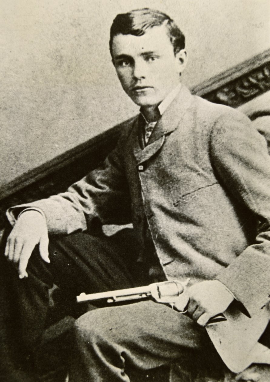 Bob Ford (1861-1892) (zdjęcie czarno-białe) autorstwa American Photographer