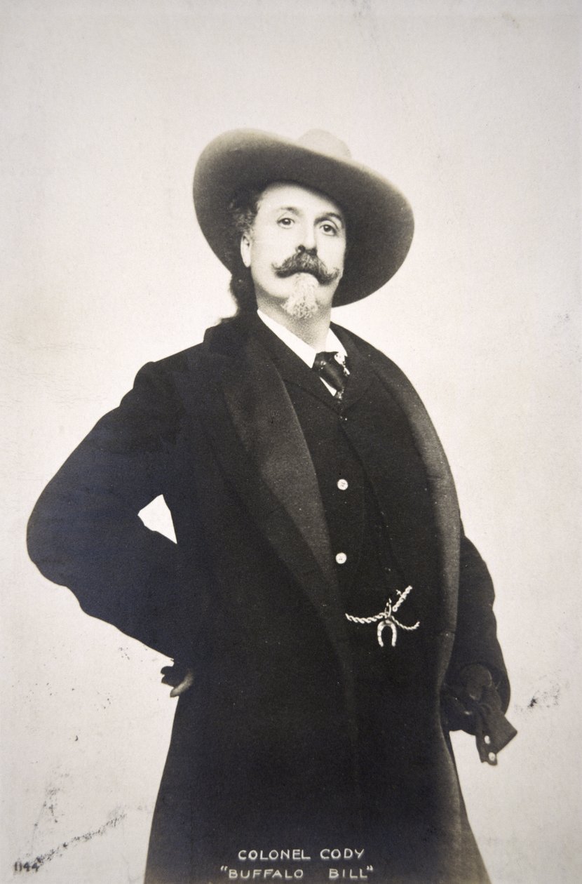 Pocztówka Buffalo Bill (1846-1917) autorstwa American Photographer
