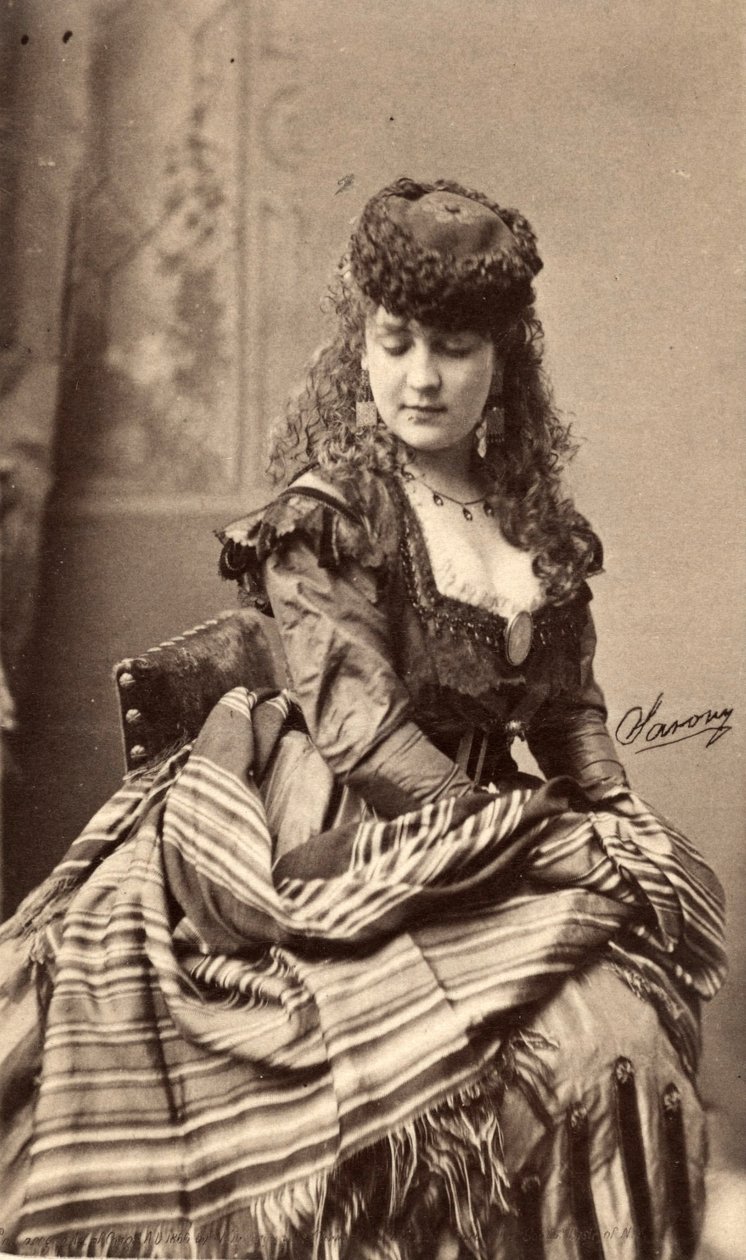 Wizerunek karty gabinetowej aktora Adah Isaacs Menken autorstwa American Photographer