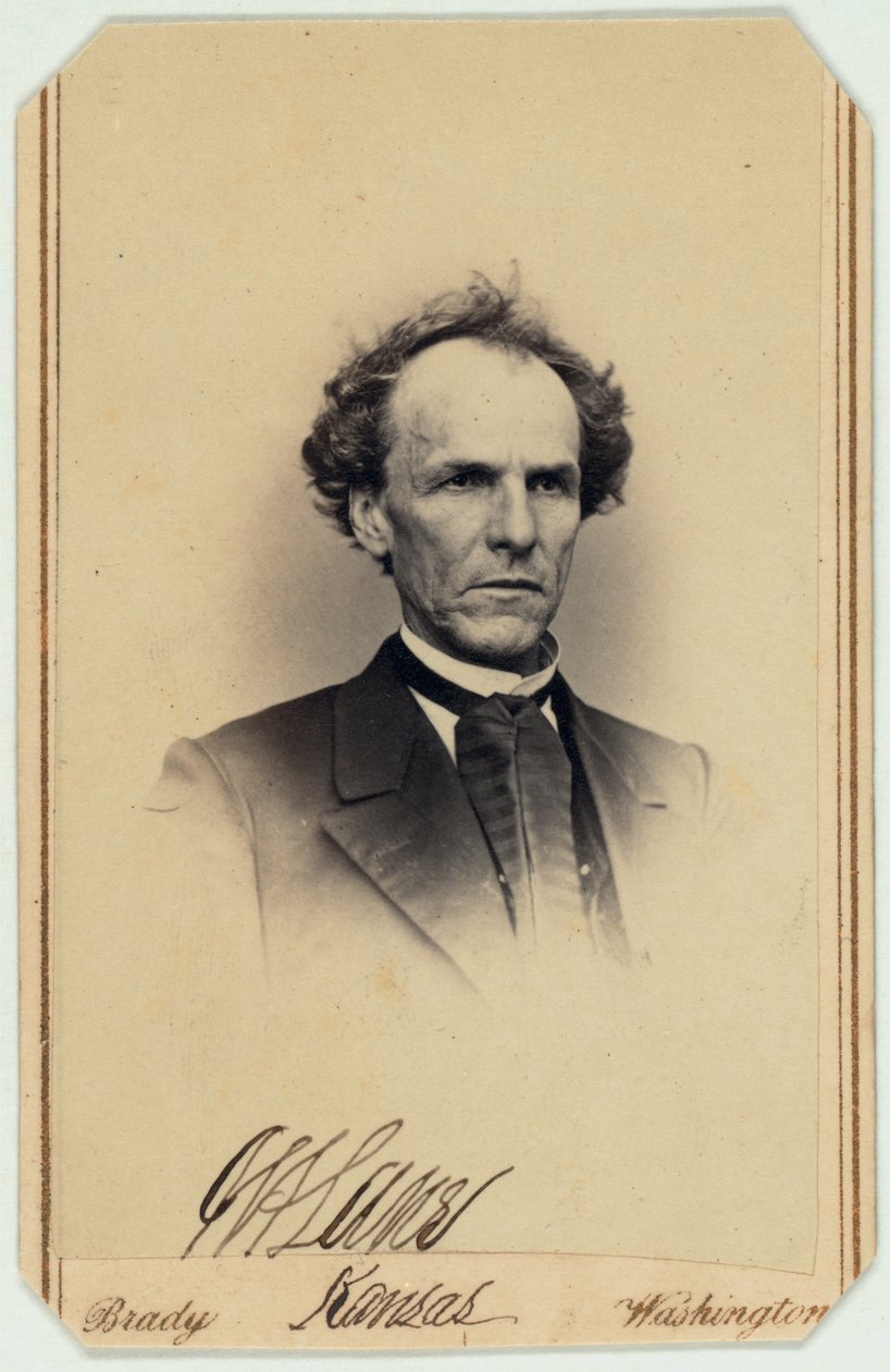 Carte de Visite, James Henry Lane (zdjęcie czarno-białe) autorstwa American Photographer