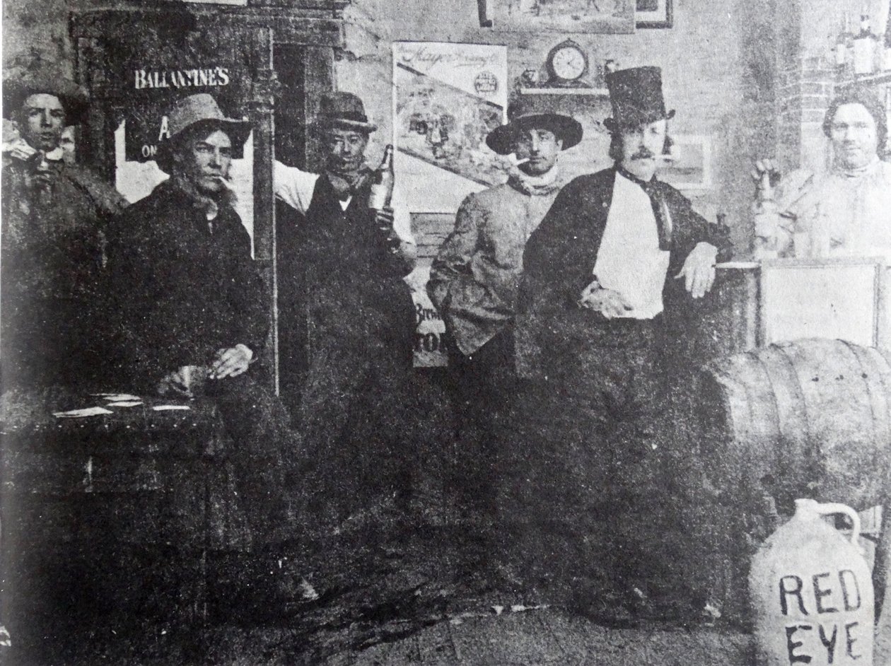 Bar Cripple Creek, 1898 autorstwa American Photographer