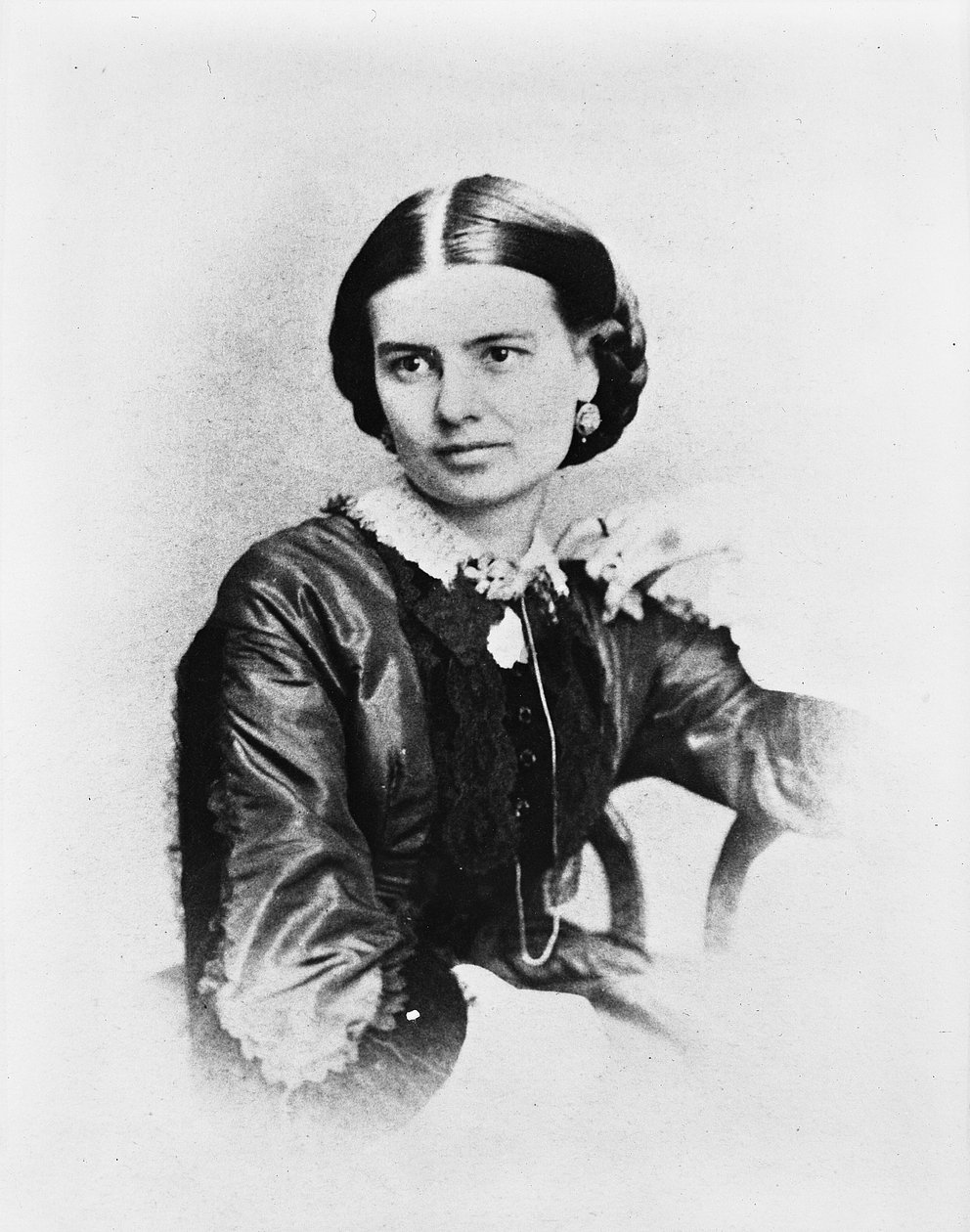Ellen Arthur, ok. 1860 (zdjęcie czarno-białe) autorstwa American Photographer