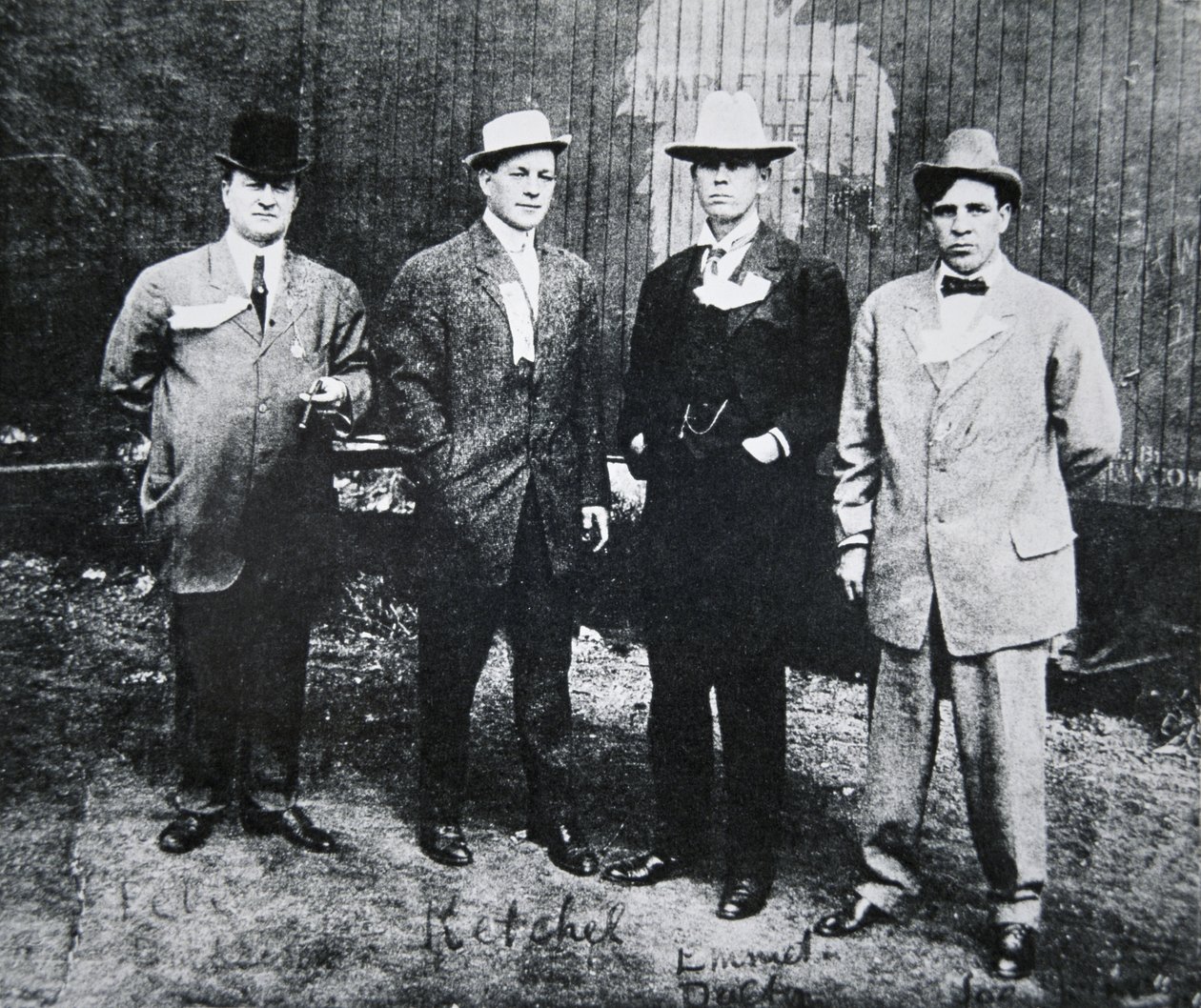 Emmett Dalton (ur.1871) ok.1909 (czarno-białe zdjęcie) autorstwa American Photographer