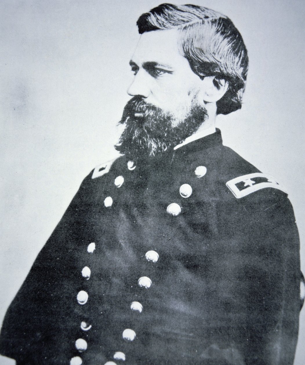 Generał Oliver Otis Howard (1830-1909) (zdjęcie czarno-białe) autorstwa American Photographer