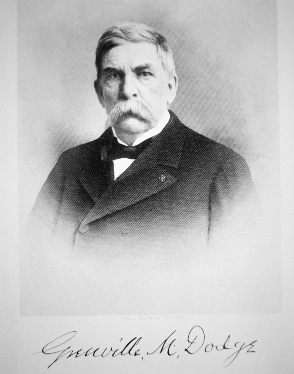 Grenville M. Dodge (1831-1916) (zdjęcie czarno-białe) autorstwa American Photographer