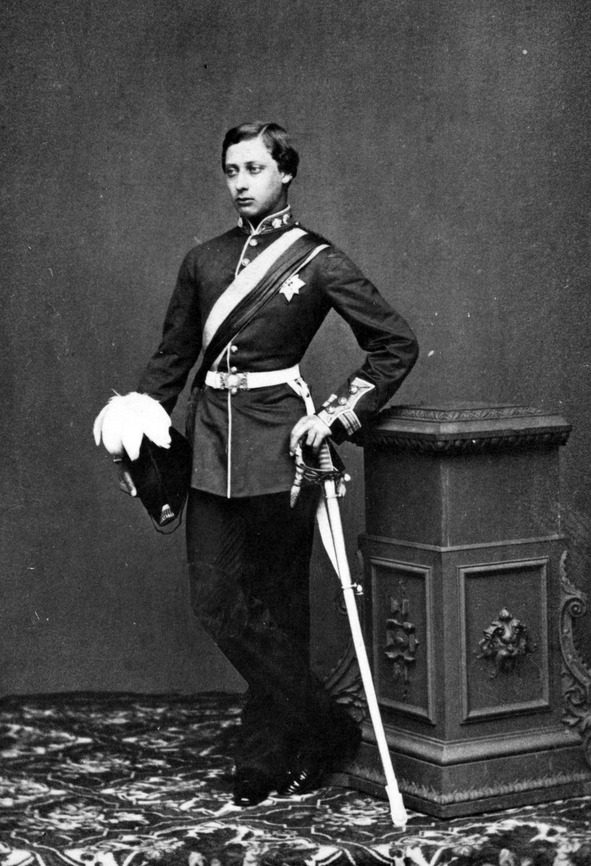 JKW Książę Walii, ok. 1860 r. autorstwa American Photographer
