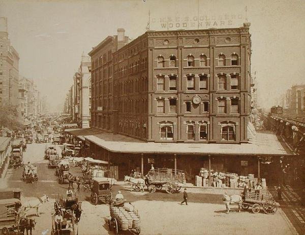 Hudson Street, na północ od Reade Street i West Broadway autorstwa American Photographer