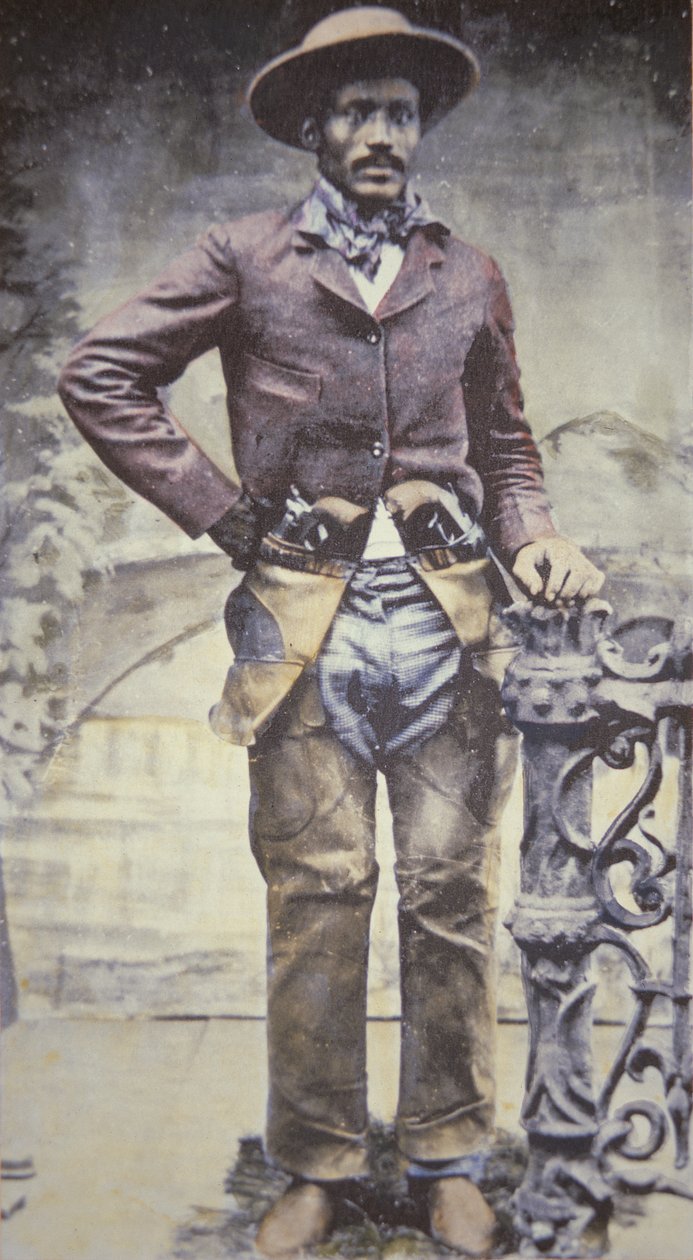 Isom Dart, c.1870 (zdjęcie czarno-białe) autorstwa American Photographer