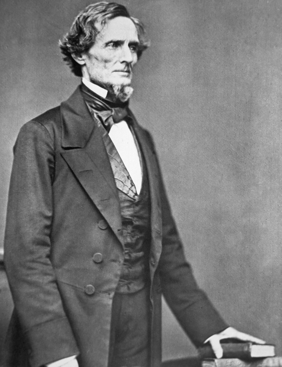 Jefferson Davis (1808-89) (zdjęcie czarno-białe) autorstwa American Photographer