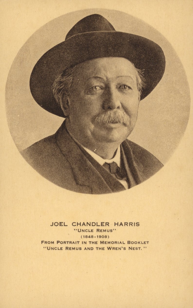 Joel Chandler Harris (1848-1908), amerykański dziennikarz, pisarz i folklorysta (zdjęcie czarno-białe) autorstwa American Photographer