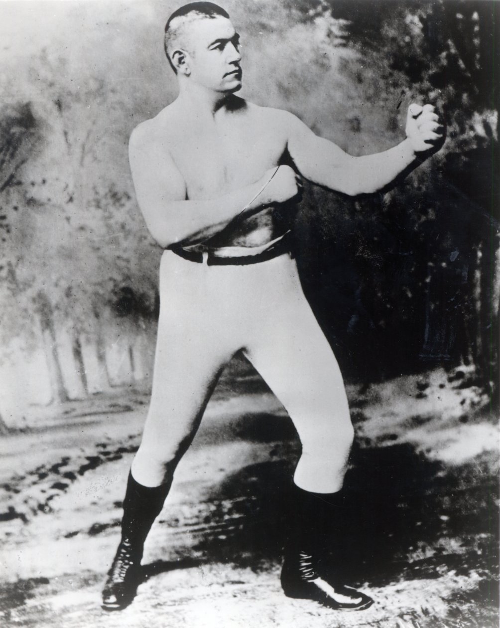 John L. Sullivan (zdjęcie b/w) autorstwa American Photographer