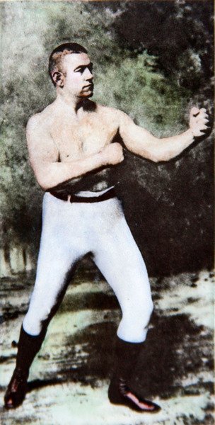 John L. Sullivan (litografia kolorowa) autorstwa American Photographer