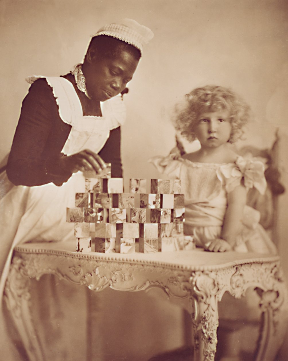 Pokojówka DeAh, ok. 1900 (zdjęcie do druku albumowego) autorstwa American Photographer